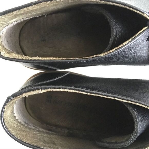 EL NATURALISTA Leather Lace Up Ankle Shoe Boot Heel Black 8.5 - Picture 12 of 12